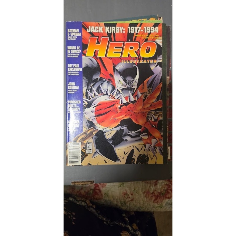 Hero Illustrated Magazine #10 April 1994 Jack Kirby Tribute Spawn McFarlane